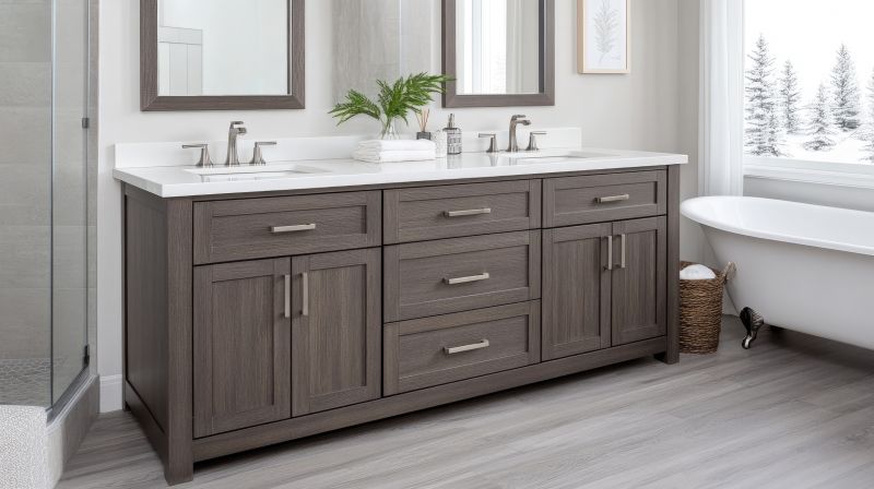 Updated Vanities and Countertops